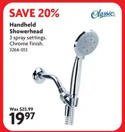 Home Hardware Handheld Showerhead offer