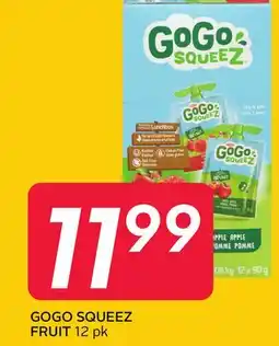 Sobeys GOGO SQUEEZ FRUIT offer