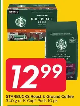 Sobeys STARBUCKS Roast & Ground Coffee offer