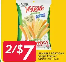 Sobeys SENSIBLE PORTIONS Veggie Chips or Straws offer