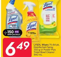 Sobeys LYSOL Wipes offer