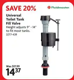 Home Hardware Universal Toilet Tank Fill offer