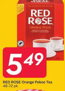 Sobeys RED ROSE Orange Pekoe Tea offer