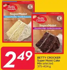 Sobeys BETTY CROCKER Super Moist Cake Mix offer