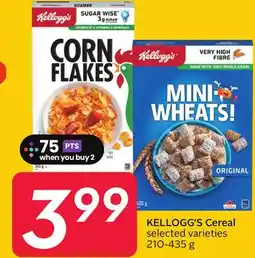 Sobeys KELLOGG'S Cereal offer