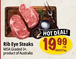 Farm Boy Rib Eye Steaks offer