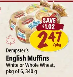 Farm Boy Dempster's English Muffins offer