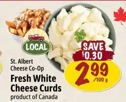Farm Boy St Albert Cheese Co-Op Fresh White Cheese Curds offer