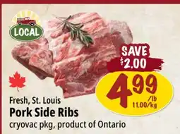 Farm Boy St. Louis Pork Side Ribs offer