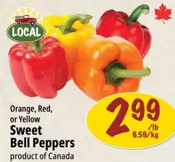 Farm Boy Orange, Red, or Yellow Sweet Bell Peppers offer