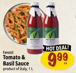 Farm Boy Favuzzi Tomato & Basil Sauce offer