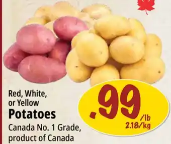 Farm Boy Red, White, or Yellow Potatoes offer