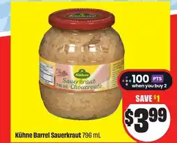 FreshCo Kühne Barrel Sauerkraut 796mL offer