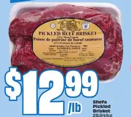FreshCo Shefa Pickled Brisket $28.64/kg offer