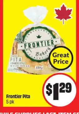 FreshCo Frontier Pita 5 pk offer