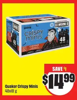 FreshCo Quaker Crispy Minis 48x18 g offer