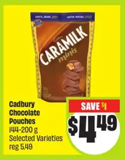 FreshCo Cadbury Chocolate Pouches 144-200 g Selected Varieties offer