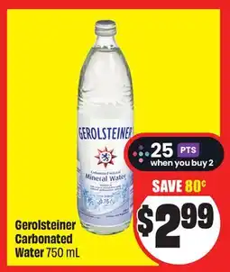 FreshCo Gerolsteiner Carbonated Water 750 mL offer