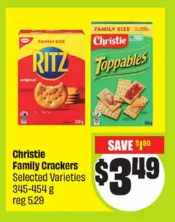 FreshCo Christie Family Crackers Selected Varieties 345-454 g offer