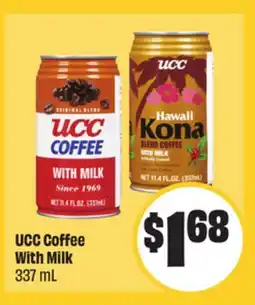 FreshCo UCC Coffee With Milk 337 mL Mid-Autumn offer