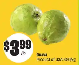 FreshCo Guava Product of USA 8.80/kg Mid-Autumn offer