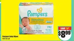 FreshCo Pampers baby Wipes 168-216 pk offer