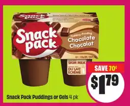 Chalo FreshCo Snack Pack Puddings or Gels 4 pk offer