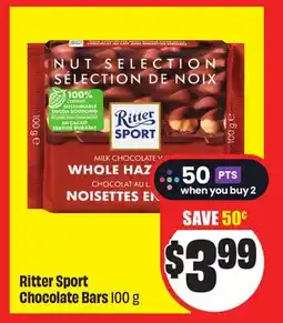 Chalo FreshCo Ritter Sport Chocolate Bars 100 g offer