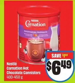 Chalo FreshCo Nestlé Carnation Hot Chocolate Cannisters 400-450 g offer