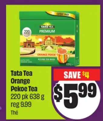 Chalo FreshCo Tata Tea Orange Pekoe Tea 220 pk 638 g offer
