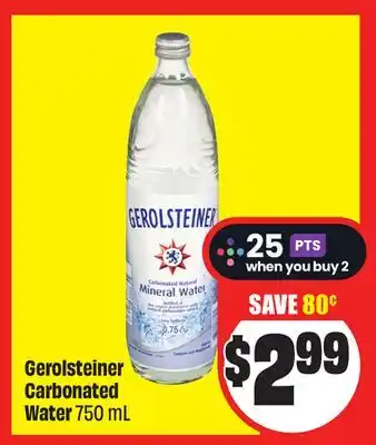 Chalo FreshCo Gerolsteiner Carbonated Water 750 mL offer
