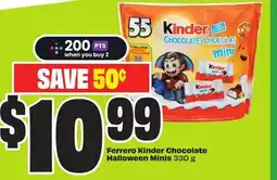 Chalo FreshCo Ferrero Kinder Chocolate Halloween Minis 330 g offer