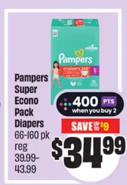 Chalo FreshCo Pampers Super Econo Pack Diapers 66-160 pk offer