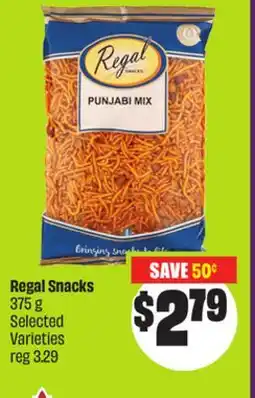 Chalo FreshCo Regal Snacks 375 g Selected Varieties offer