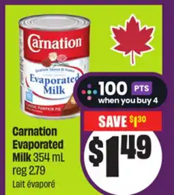 Chalo FreshCo Carnation Evaporated Milk 354 mL offer