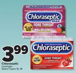 PharmaChoice Chloraseptic Lozenges offer