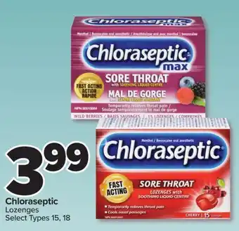 PharmaChoice Chloraseptic Lozenges offer