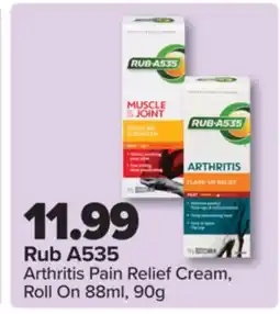 PharmaChoice Rub A535 Arthritis Pain Relief Cream offer