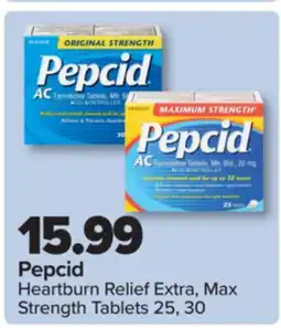 PharmaChoice Pepcid Heartburn Relief Extra, Max Strength Tablets offer