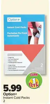 PharmaChoice Option+ Instant Cold Packs offer