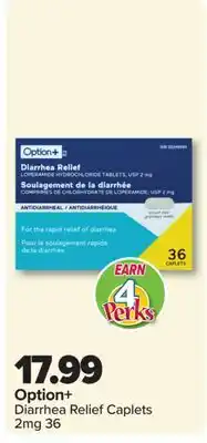 PharmaChoice Option+ Diarrhea Relief Caplets offer