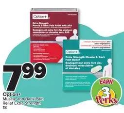 PharmaChoice Option+ Muscle and Back Pain Relief Extra Strength offer