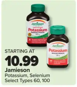 PharmaChoice Jamieson Potassium, Selenium offer