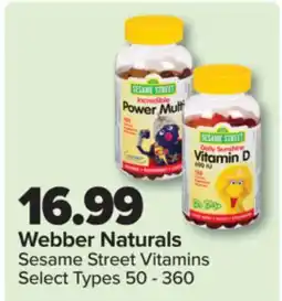 PharmaChoice Webber Naturals Sesame Street Vitamins offer