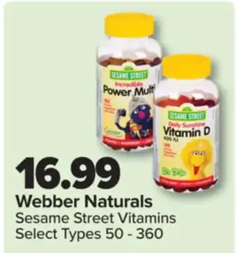 PharmaChoice Webber Naturals Sesame Street Vitamins offer
