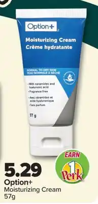 PharmaChoice Option+ Moisturizing Cream offer