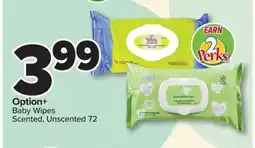 PharmaChoice Option+ Baby Wipes offer