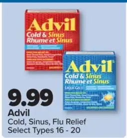 PharmaChoice Advil Cold, Sinus, Flu Relief offer