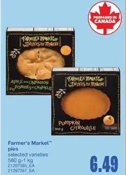 Wholesale Club FARMER'S MARKET PIES, 580 G-1 KG offer
