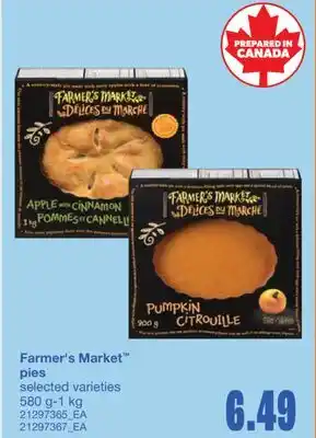Wholesale Club FARMER'S MARKET PIES, 580 G-1 KG offer
